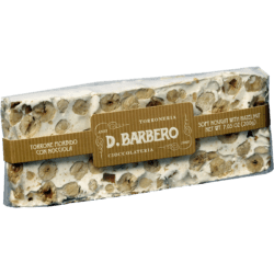 Barbero Torrone morbido con nocciola Piemonte I.G.P.