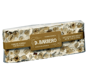 Barbero Torrone morbido con nocciola Piemonte I.G.P.