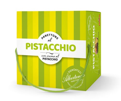 Albertengo Panettone con crema al Pistacchio