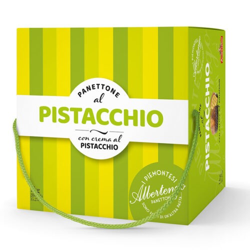 Albertengo Panettone con crema al Pistacchio