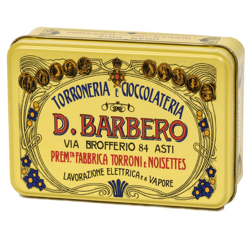 Barbero Giandujotti in scatola di latta