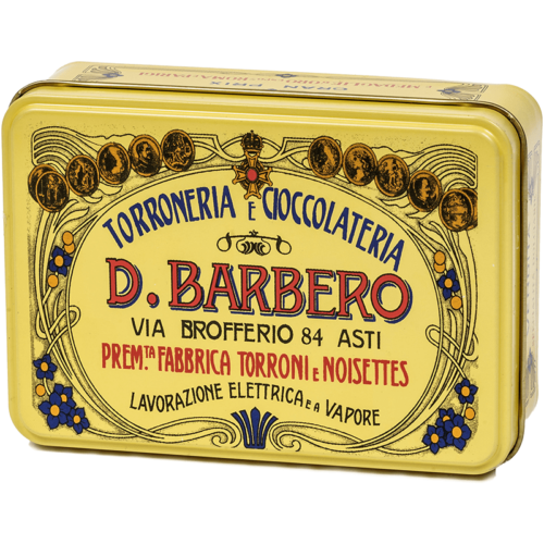 Barbero Giandujotti in scatola di latta