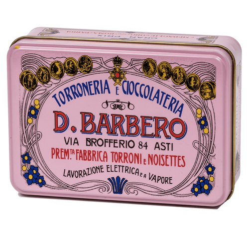 Barbero Scatola di Torroncini friabili con nocciola Piemonte I.G.P.